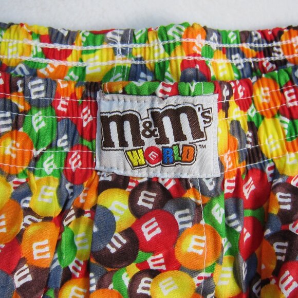 New. Men's M&M's Boxer Lightweight Poplin Lentil Print Multicolor Size XL - Picture 4 of 12